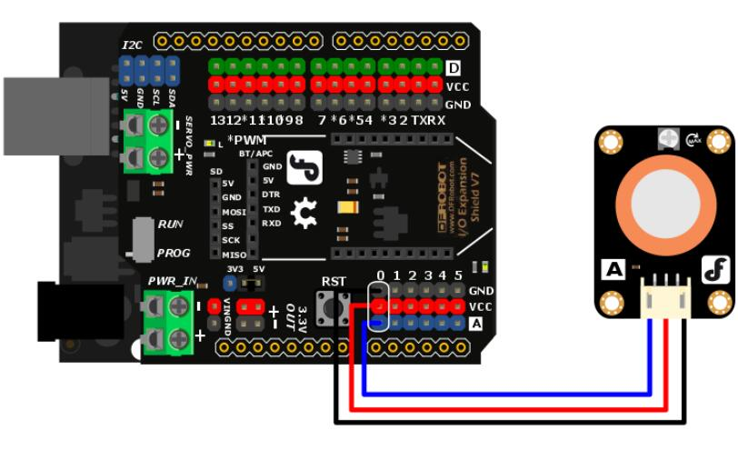 Analog sensor connection diagram